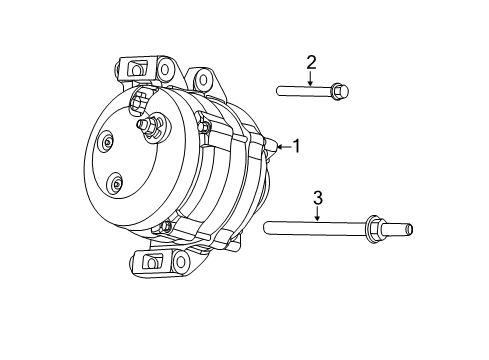 2012 Jeep Grand Cherokee Alternator ALTERNATO-Engine Diagram for 4801865AE