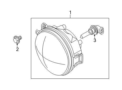 2003 BMW Z8 Headlamps Headlight, High Beam Diagram for 63128377303