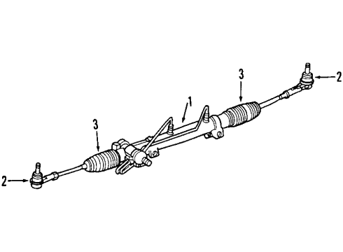 2006 Dodge Magnum P/S Pump & Hoses, Steering Gear & Linkage Hose-Power Steering Pressure Diagram for 4782954AF