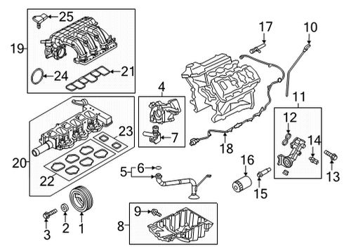 2021 Ford F-150 Throttle Body Throttle Body Diagram for JL3Z-9E926-B