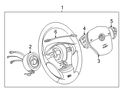 1998 BMW 528i Steering Column & Wheel, Steering Gear & Linkage Connecting Line Diagram for 61102493715