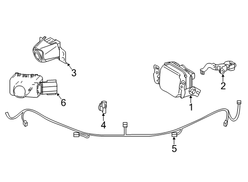 2021 Lexus NX300 Cruise Control Wire, Engine Room, N Diagram for 82113-78060