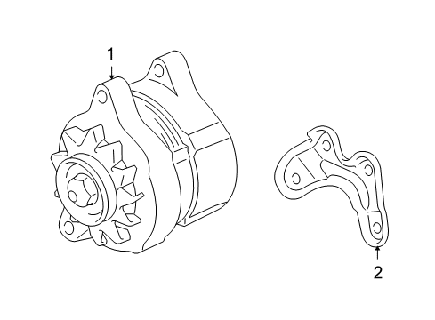 2006 Dodge Ram 1500 Alternator ALTERNATR-Engine Diagram for 56028699AA