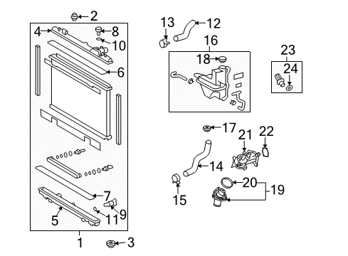 2008 Lexus GS460 Powertrain Control Sensor, Oxygen Diagram for 89465-30800