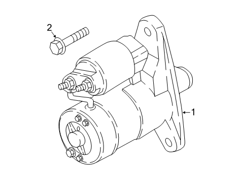 2022 Nissan Rogue Sport Starter MOTOR ASSY-STARTER Diagram for 23300-4BB0C