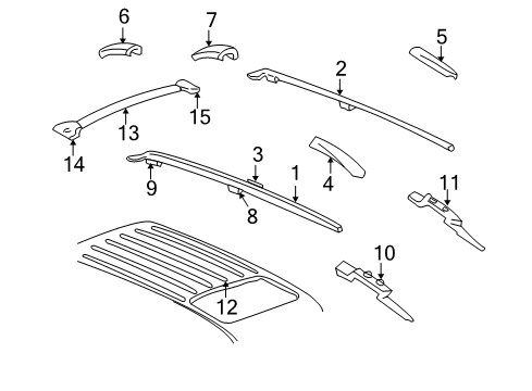 2002 Jeep Grand Cherokee Luggage Carrier Nut-Hexagon Diagram for 6506104AA