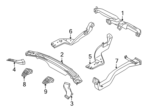 2011 Kia Optima Ducts Hose Assembly-Side DEFROSTER Diagram for 973802T000