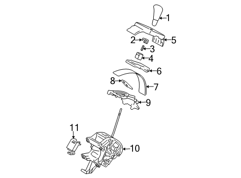 2009 Lexus RX350 Gear Shift Control - AT Solenoid Diagram for 85431-45010