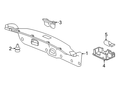 2022 Acura TLX Interior Trim - Trunk Lining (Deep Black) Diagram for 84630-TGV-A01ZA