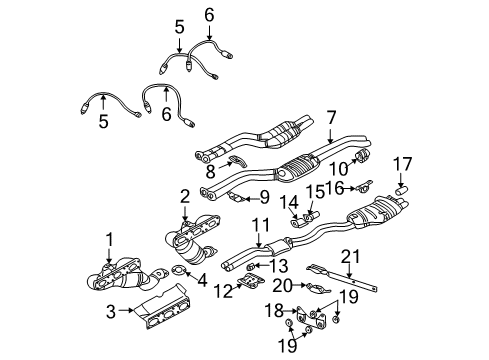 2006 BMW 330Ci Powertrain Control Connecting Support Diagram for 51712693023