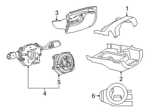 2021 Toyota GR Supra Anti-Theft Components Coil Module Diagram for 89783-WAA01