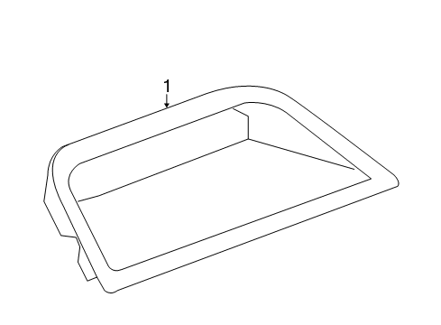 2009 Saturn Aura High Mount Lamps High Mount Lamp Diagram for 15800444