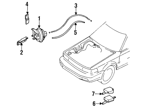 1988 Nissan Maxima Cruise Control System Control-ASCD Diagram for 18930-29R10