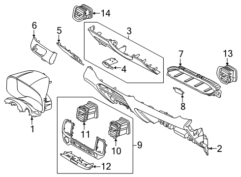 2021 Hyundai Venue Switches Switch Assembly-Multifunction Diagram for 93400-S1050