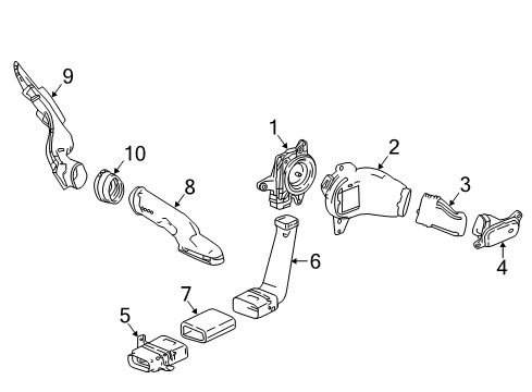 2017 Honda Accord Vent Fan Joint, Ipu Outlet Diagram for 1J661-5K1-N00