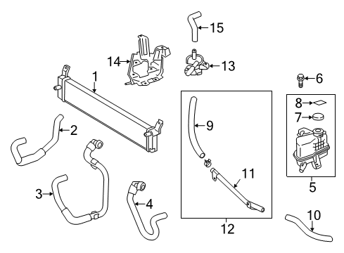 2013 Lexus ES300h Inverter Cooling Components Pump Assembly Diagram for G9040-33030