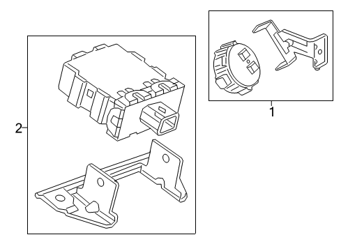 2015 Chevrolet Spark EV Electrical Components Module Diagram for 95322818