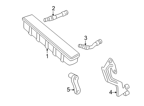 2003 Dodge Durango Trans Oil Cooler Auxiliary Oil Cooler Diagram for 52028779AB