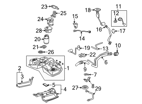 2006 Lexus SC430 Fuel Supply Rod Assy, Accelerator Pedal Diagram for 78010-30030