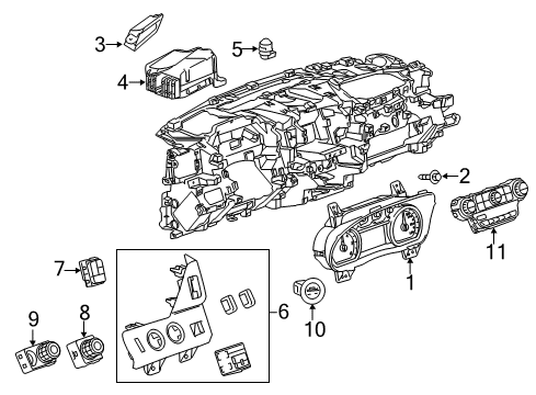 2016 Chevrolet Suburban Parking Aid Module Diagram for 23221160