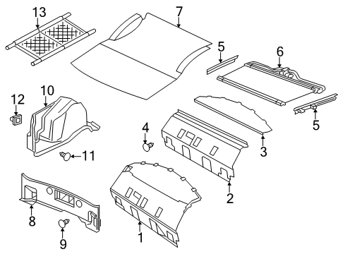 2016 Chrysler 300 Interior Trim - Rear Body Molding-SCUFF Diagram for 5VH73DX9AA