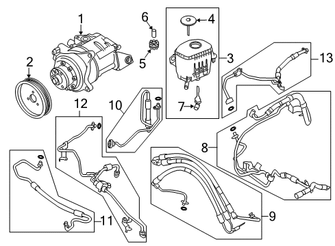 2010 BMW 760Li Wiper & Washer Components Return Pipe Diagram for 32416778532