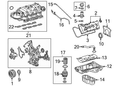 2011 Toyota Sequoia Filters Gage Sub-Assy, Oil Level Diagram for 15301-0S020