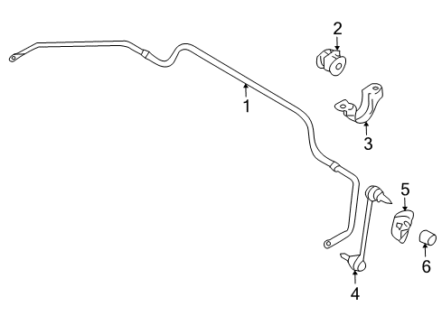 2018 Nissan GT-R Stabilizer Bar & Components - Rear Bracket Assy-Connecting Rod Diagram for 54651-JF00B
