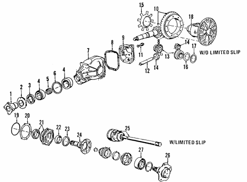 1996 BMW 840Ci Rear Axle, Axle Shafts & Joints, Differential, Drive Axles, Propeller Shaft Spacer Rings Set Diagram for 33139065736