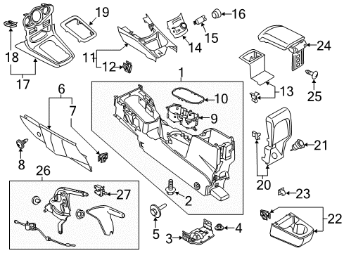 2015 Ford Fiesta Switches Headlamp Switch Diagram for 9S4Z-11654-AA