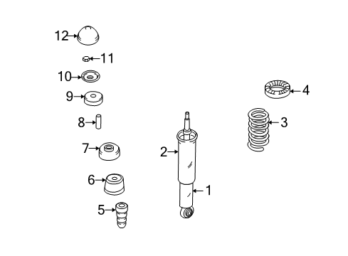 2003 Hyundai Santa Fe Shocks & Components - Rear Washer Diagram for 55310-26000