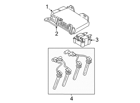 2003 Dodge Neon Powertrain Control Powertrain Control Module Diagram for R5029242AI