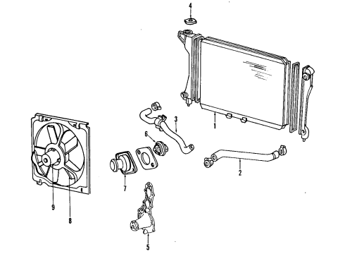 1992 Dodge Grand Caravan Electrical Components Pump Pkg-Water Diagram for 05010898AA