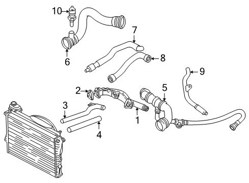 1999 BMW 750iL Hoses, Lines & Pipes Gasket Asbestos Free Diagram for 11531725788