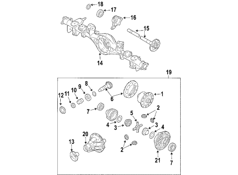 2003 Kia Sorento Rear Axle, Differential, Propeller Shaft Shaft Assembly-Propeller Diagram for 491003E400