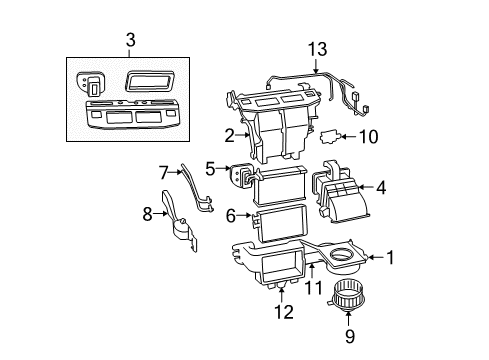 2009 Dodge Grand Caravan Blower Motor & Fan Resistor-Blower Motor Diagram for 68050014AA
