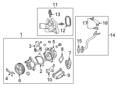 2020 GMC Terrain Cooling System, Radiator, Water Pump, Cooling Fan Harness Diagram for 84586409