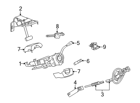 2012 Ram 2500 Switches Switch-Instrument Panel Diagram for 4602949AC