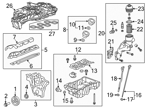 2013 Cadillac ATS Senders SENSOR KIT-FUEL LVL Diagram for 13544258