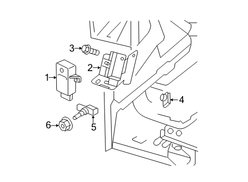 2008 Jeep Commander Tire Pressure Monitoring Sensor-Tire Pressure Diagram for 68406530AA