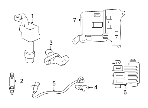 2010 Saturn Sky Powertrain Control Bracket Asm-Ecm Housing Diagram for 20821384