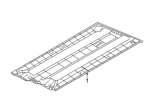 2018 Hyundai Elantra Exterior Trim - Pillars, Rocker & Floor Under Cover Assembly, RH Diagram for 84145-F3001