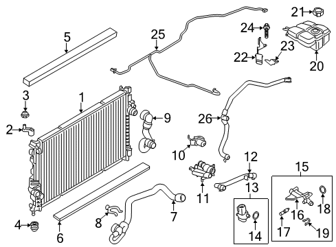 2016 Ford Escape Powertrain Control Level Sensor Diagram for DV6Z-8A080-B