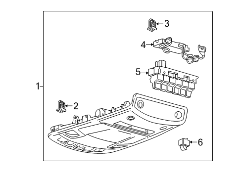 2017 Ford F-350 Super Duty Back Glass Sensor Diagram for HC3Z-15K609-A