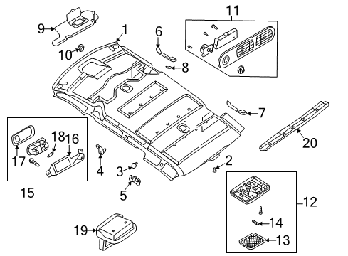 2002 Nissan Quest Auxiliary Heater & A/C Resistance Electric Diagram for 27150-2Z010