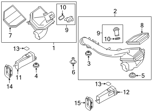 2019 BMW M2 Powertrain Control Oxygen Sensor Diagram for 11787848483