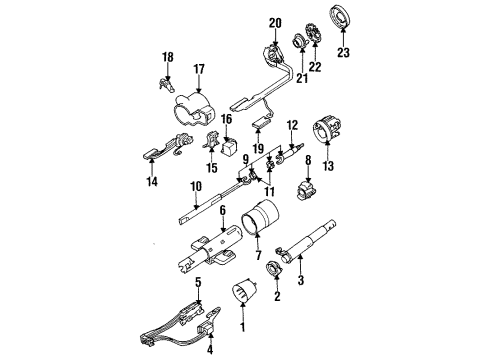 1992 Oldsmobile Cutlass Ciera Switches Switch Asm-Automatic Transmission Neutral Start Diagram for 1994290