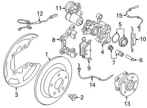 2016 BMW X1 Anti-Lock Brakes REPAIR KIT, CONTROL UNIT DSC Diagram for 34526893718