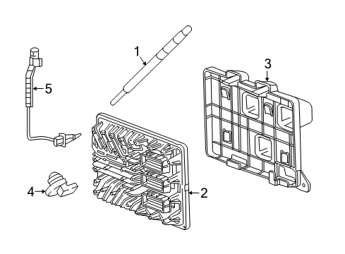 2016 GMC Canyon Ignition System Glow Plug Diagram for 55589332