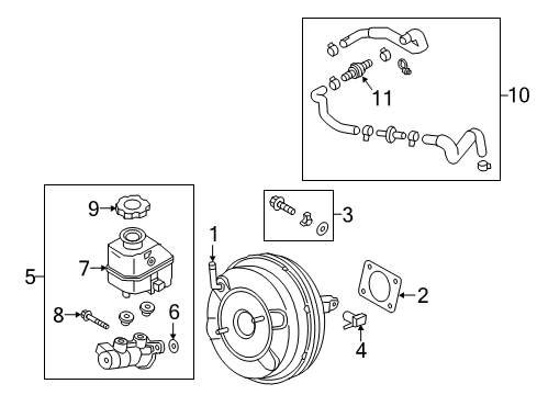 2019 Genesis G90 Hydraulic System Pump-Vacuum Diagram for 59220-D2000